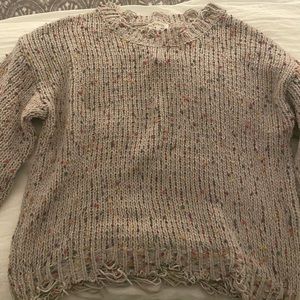 Miracle U.S.A. NWT Grey Boho Sweater Size S/M